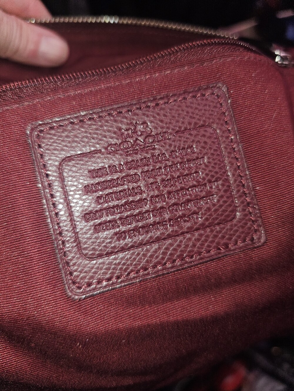 Coach Christie Carryall Brown Leather Satchel Shoulder Bag - Picture 6 of 12